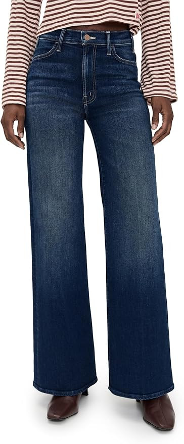 MOTHER Women's The Hustler Roller Sneak Jeans | Amazon (US)