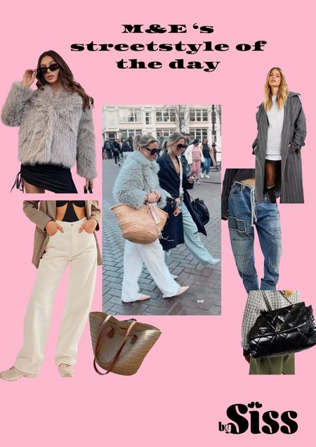Streetstyle of the day we always wear jeans a size bigger and also our fur jacket and long coat cause we love the oversized slouchy look xx M&E 
.
Jeans, white jeans, free people, basket bag, tote bag, boohoo, streetstyle, spring style, oversized bag, oversized style, twins, bySiss 

#LTKU #LTKMostLoved #LTKstyletip