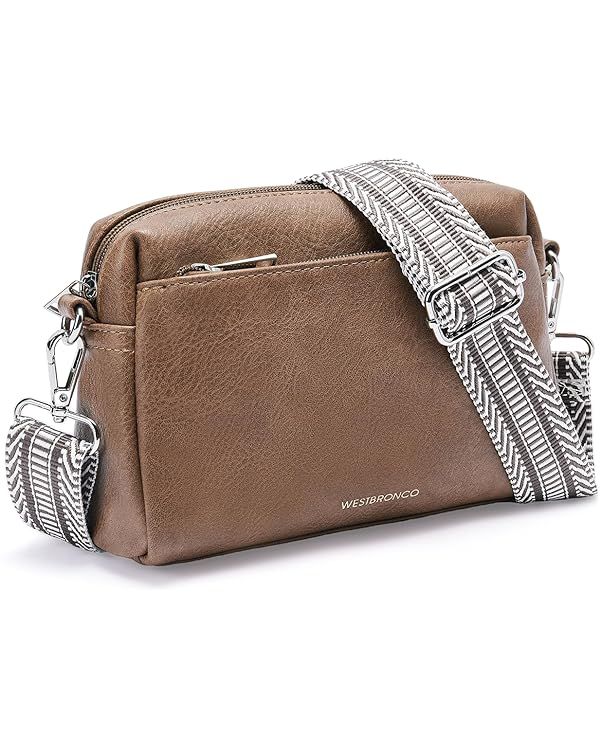 WESTBRONCO Small Crossbody Bags for Women, Shoulder Handbags, Satchel Purse with Adjustable Strap | Amazon (US)