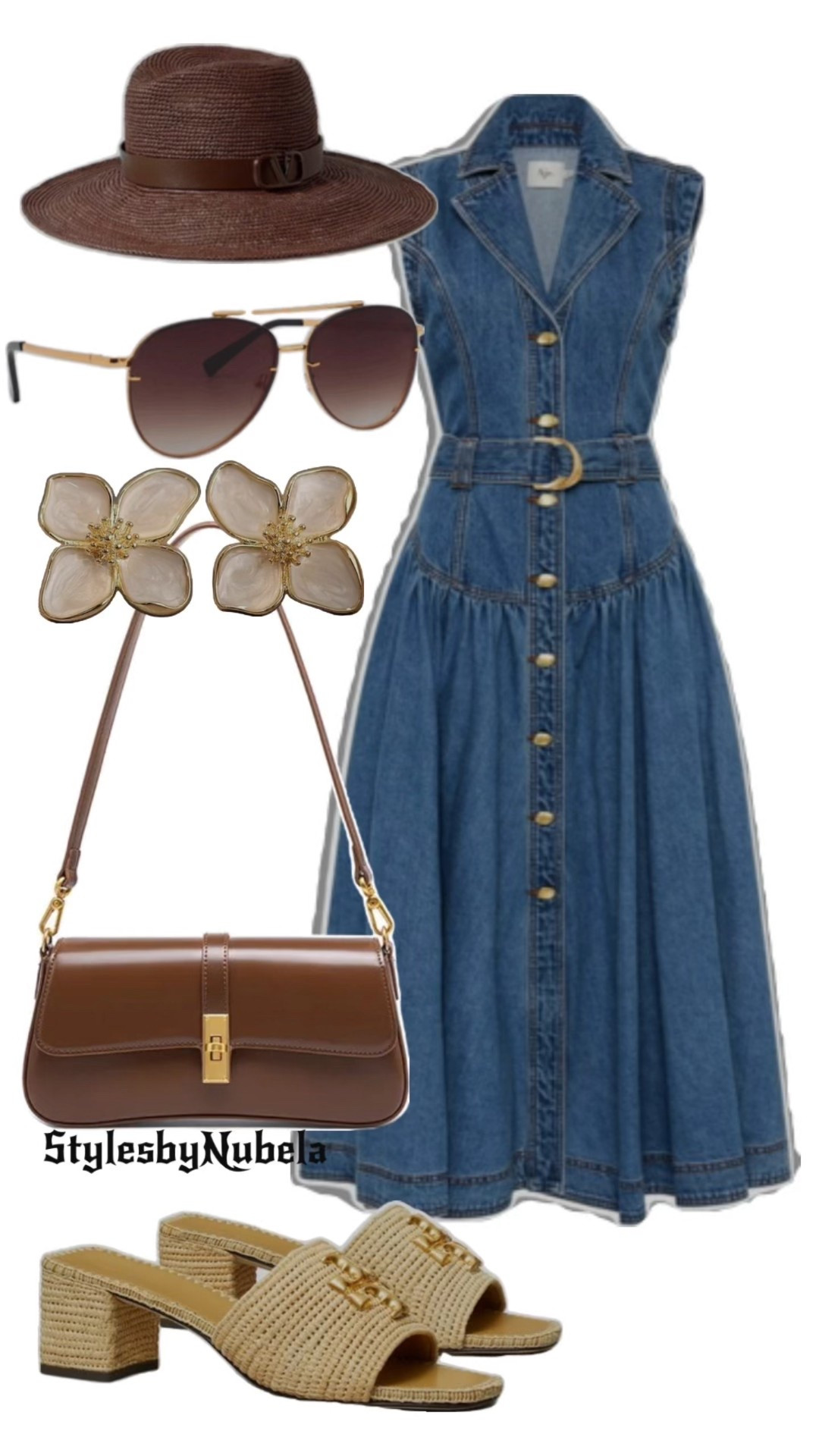 Midi Denim Dresses, sandals, Shoulder bags and sunglasses for an effortless look. #OOTD #Denim #LTKFinds #WhattoWear#LTKxMadewell#LTKSummerEdit 

#LTKSeasonal #LTKSaleAlert #LTKStyleTip