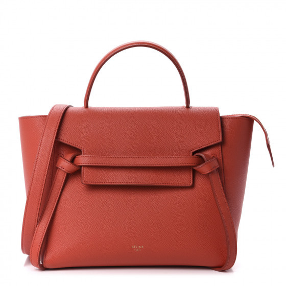 Baby Grained Calfskin Micro Belt Bag Poppy | Fashionphile