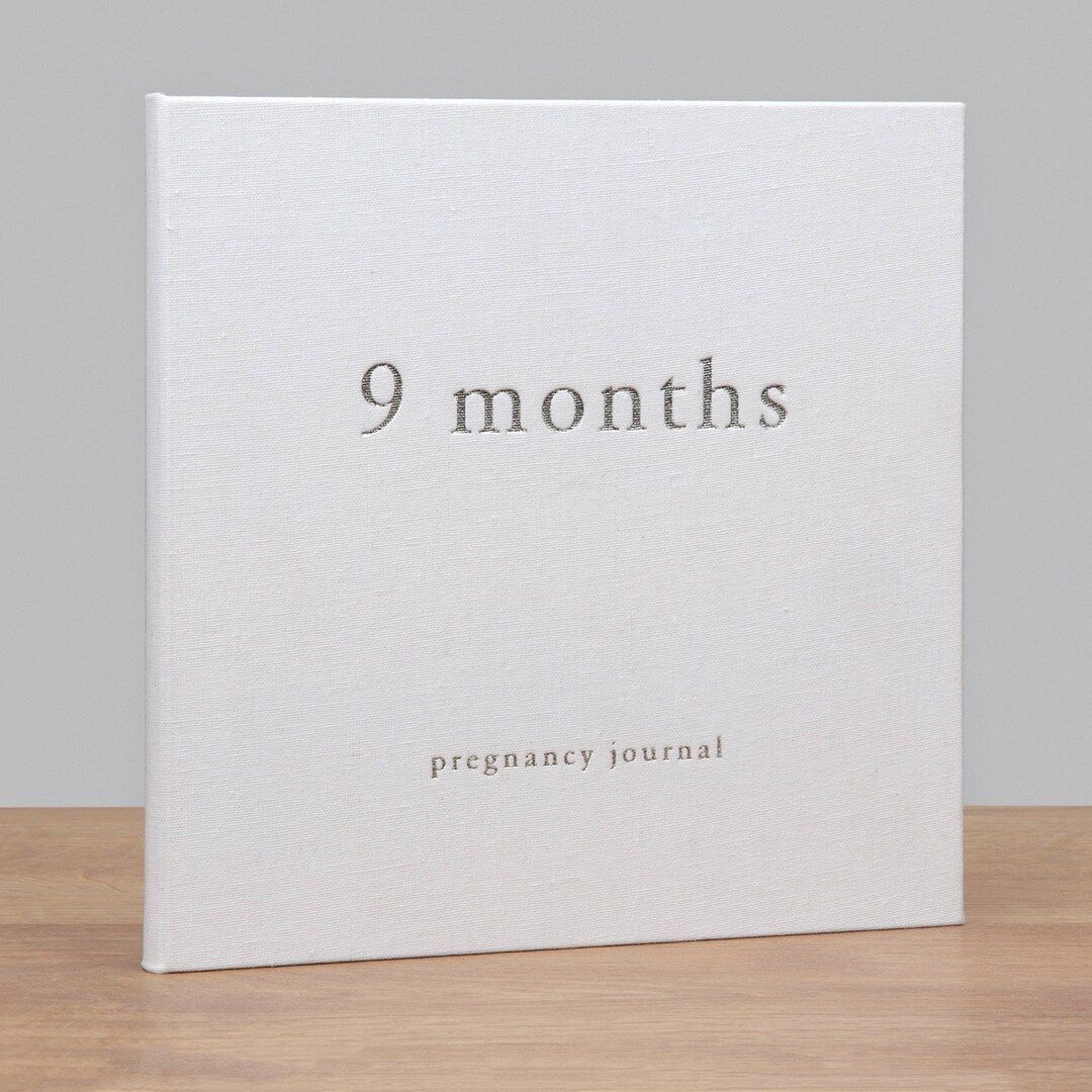 Linen Pregnancy 9 Months Journal  Mum to Be Gift  Baby - Etsy | Etsy (US)