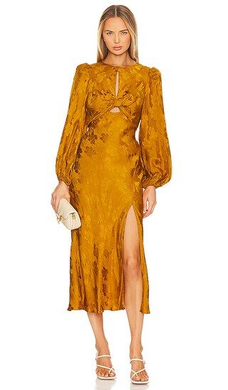 Suzy Dress in Mustard | Revolve Clothing (Global)