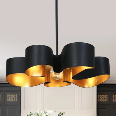 Highclere 5-Light Dimmable Drum Geometric Chandelier | Wayfair North America