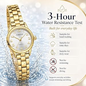 Petite Vintage Gold Watches for Women, Elegant Retro Ladies Dress Watch, Adjustable Bracelet with... | Amazon (US)