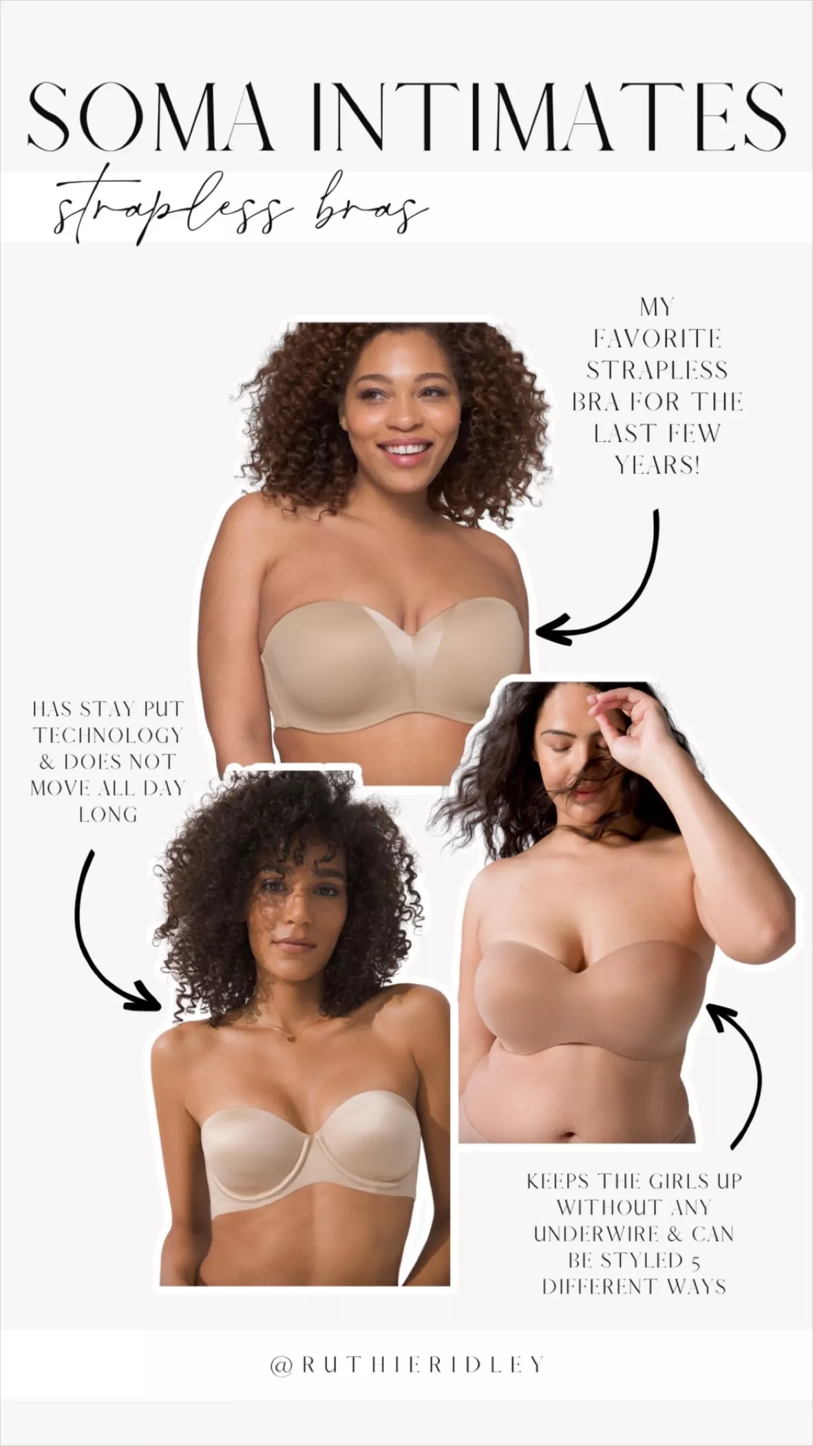 Back Multi-Way Strapless Bra curated on LTK