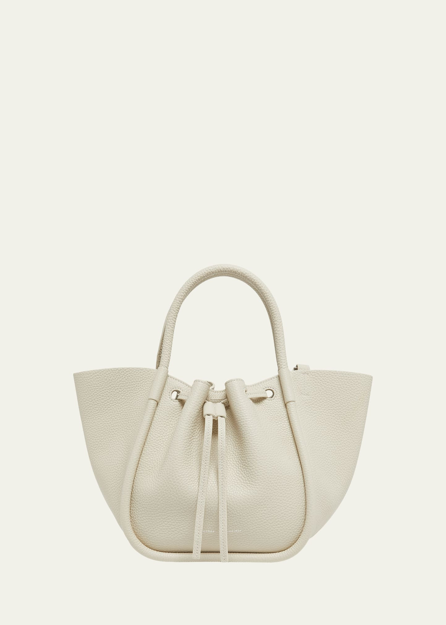 Proenza Schouler Small Ruched Grain Leather Tote Bag | Bergdorf Goodman