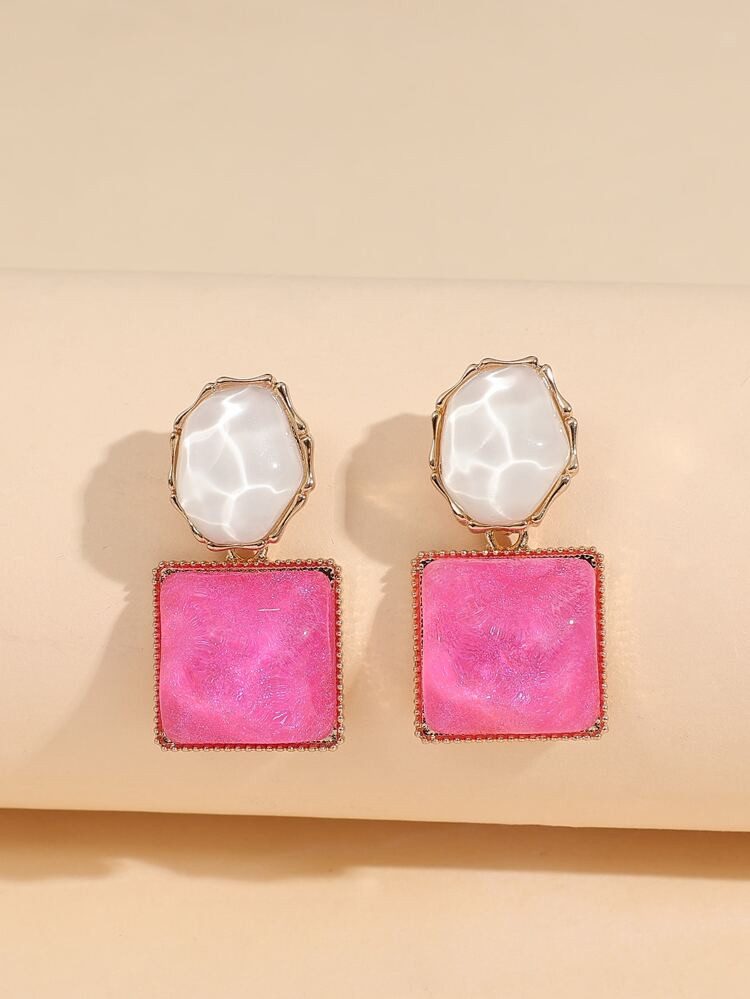 Square Drop Earrings
       
              
              $1.50        
    (1000+)
        $1.43... | SHEIN
