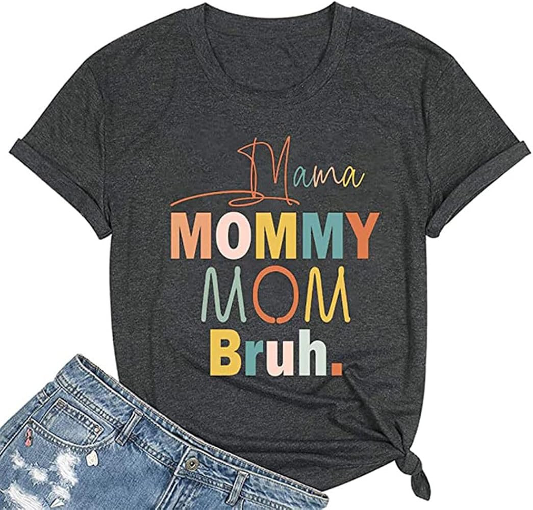 IEUGOH Women Mama Mommy Mom Bruh Tank Tops Cute Mom Graphic Funny Colorful Letter Print Sleeveles... | Amazon (US)