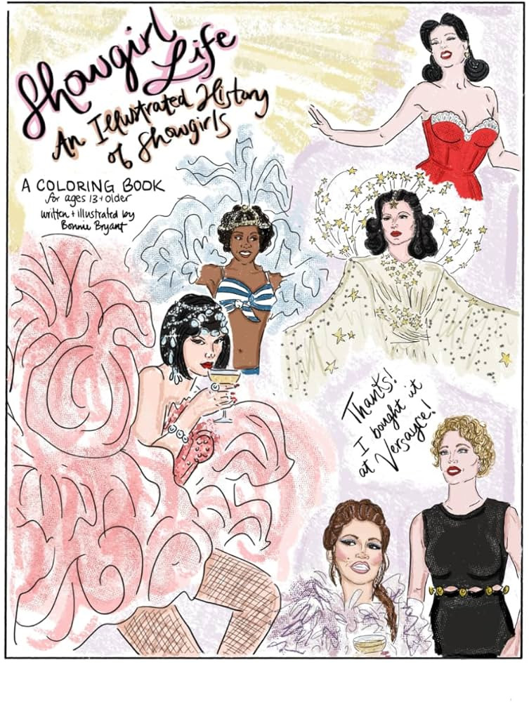 Showgirl Life: A Fashion History Coloring Book for Women | Taylor Swift Showgirls Inspired Colori... | Amazon (US)