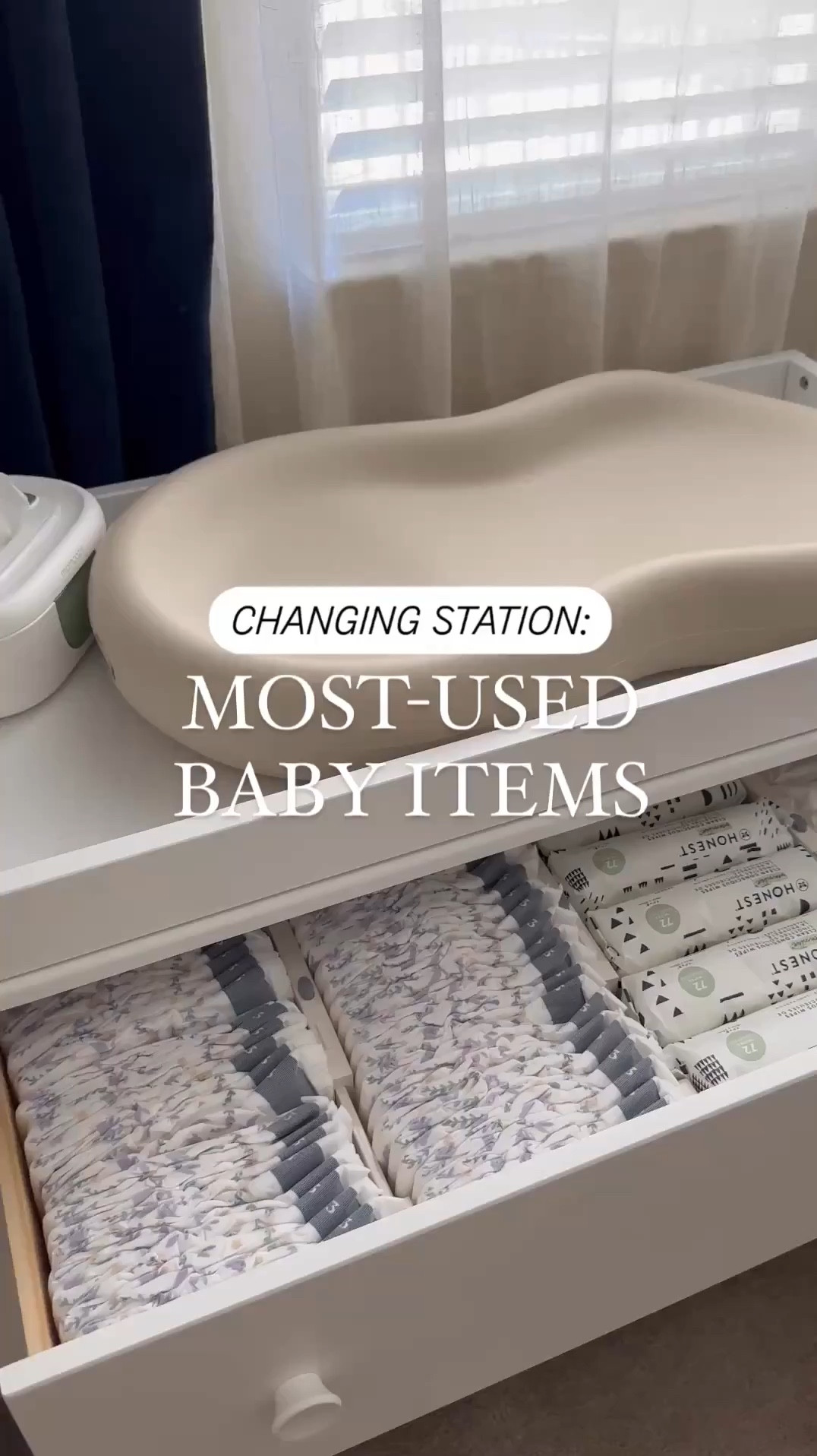 Changing station organization + most used baby essentials! 

#LTKBaby