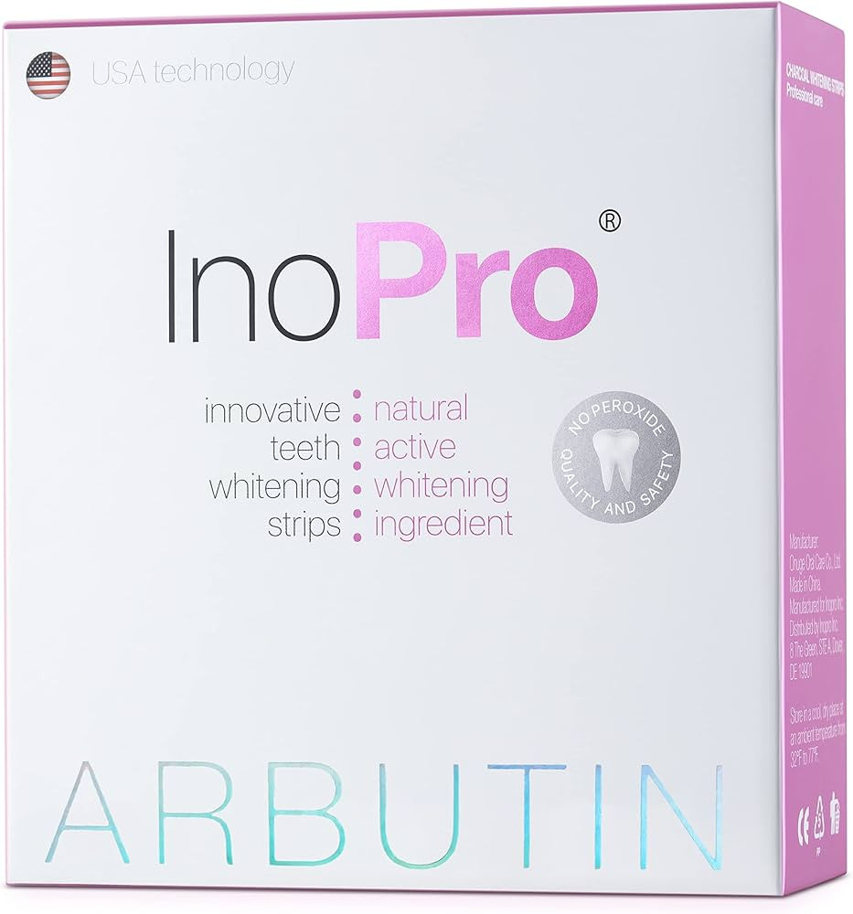 InoPro Teeth Whitening Strips - Peroxide Free Whitening Strips - Whitening Without The Harm - Dee... | Amazon (US)