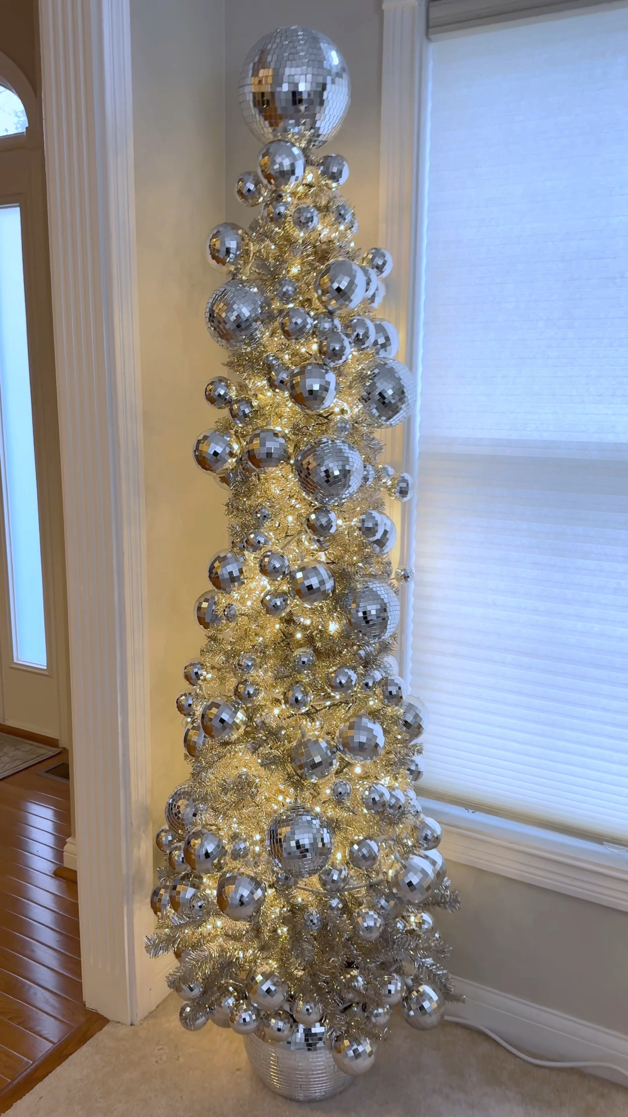 Let’s make a disco ball themed Christmas tree! This was so fun to create and just makes you smile looking at it  

#LTKSeasonal #LTKHoliday #LTKHome