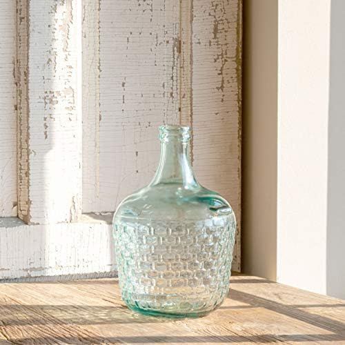 Park Hill Collection ECL00790 Cellar Bottle Embossed Basketweave, Small, 12-inch Height | Amazon (US)
