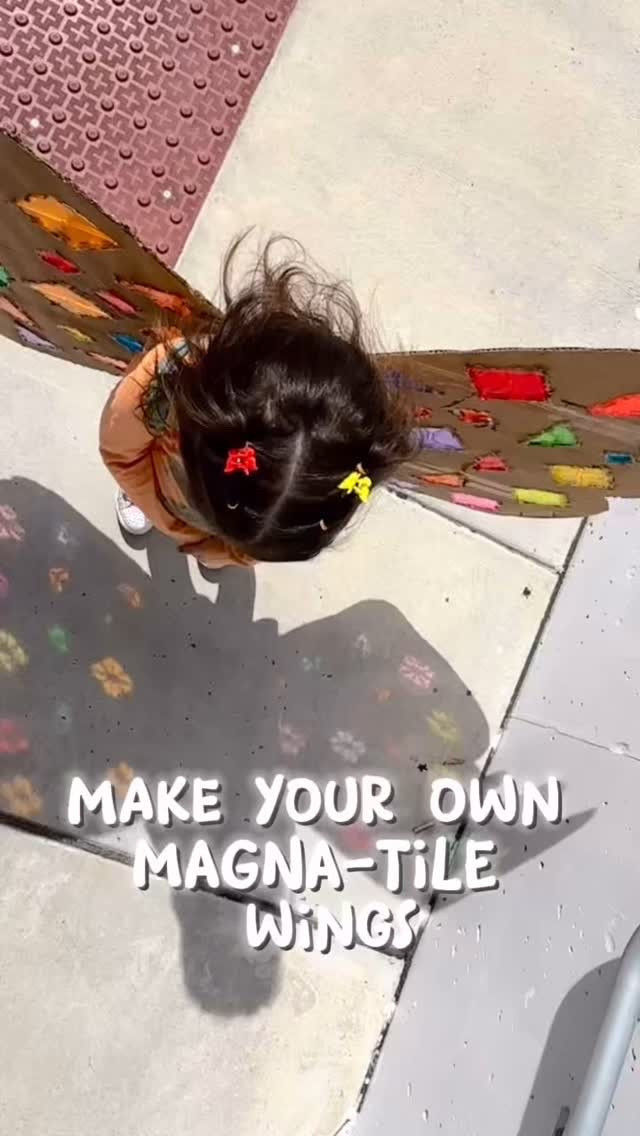 Make your own butterfly wings using MAGNA-TILES 🦋

My son got a new bicycle 🚲 and it came in a BIG box 📦 that was perfect for a DIY project!

1. Trace your wings on the cardboard and cut them out. If you don’t have a @makedo kit, scissors or a razor work just fine! 
2. Outline your @magnatiles and cut out the shapes. These will be where your MAGNA-TILES will go. 
3. Makedo has screws that made this project easy to put together but if you don’t have the screws, you could use ribbon and hot glue!
4. Use ribbon or string for the arm holes 
5. Have fun exploring light and shadows outside with your butterfly wings glowing in the sunlight ☀️

#DIY #dıyproject #magnatiles #magnatile #buildon #makedo #diykids #diycostume #diycostume #momlife #diymom