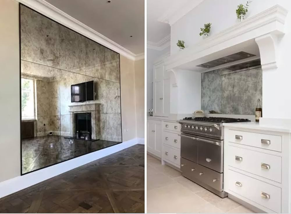 Antique mirror, mirror tiles for your New DIY Home Project | Amazon (US)