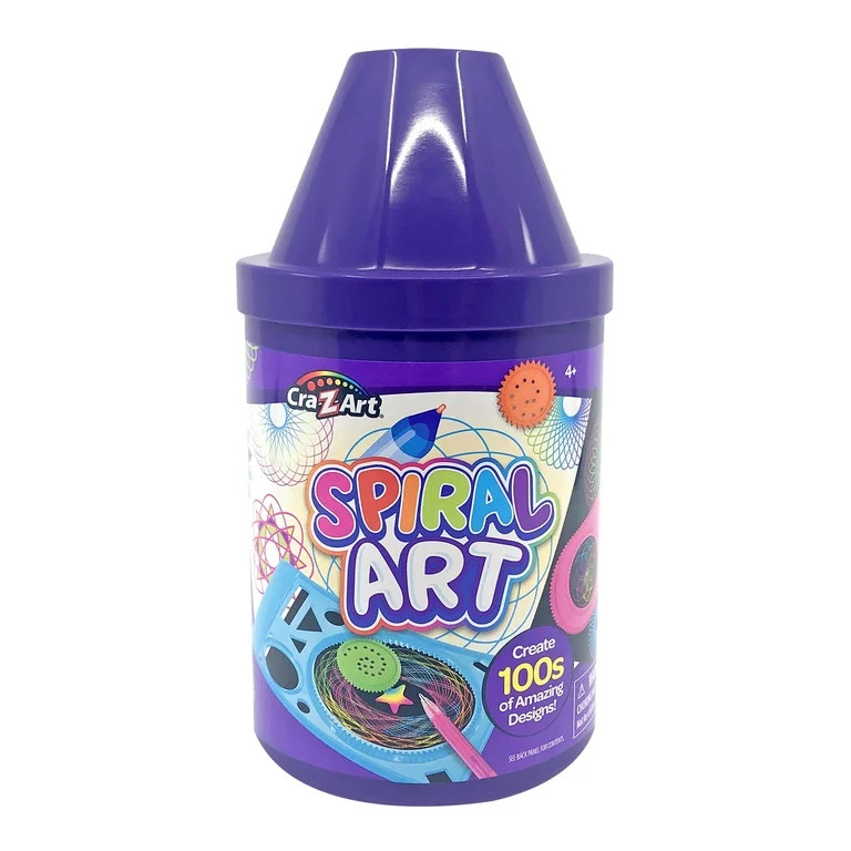 Cra-Z-Art Spiral on The Go Travel Art Set, Create Amazing Spiral Designs for Kids Ages 3 and up | Walmart (US)