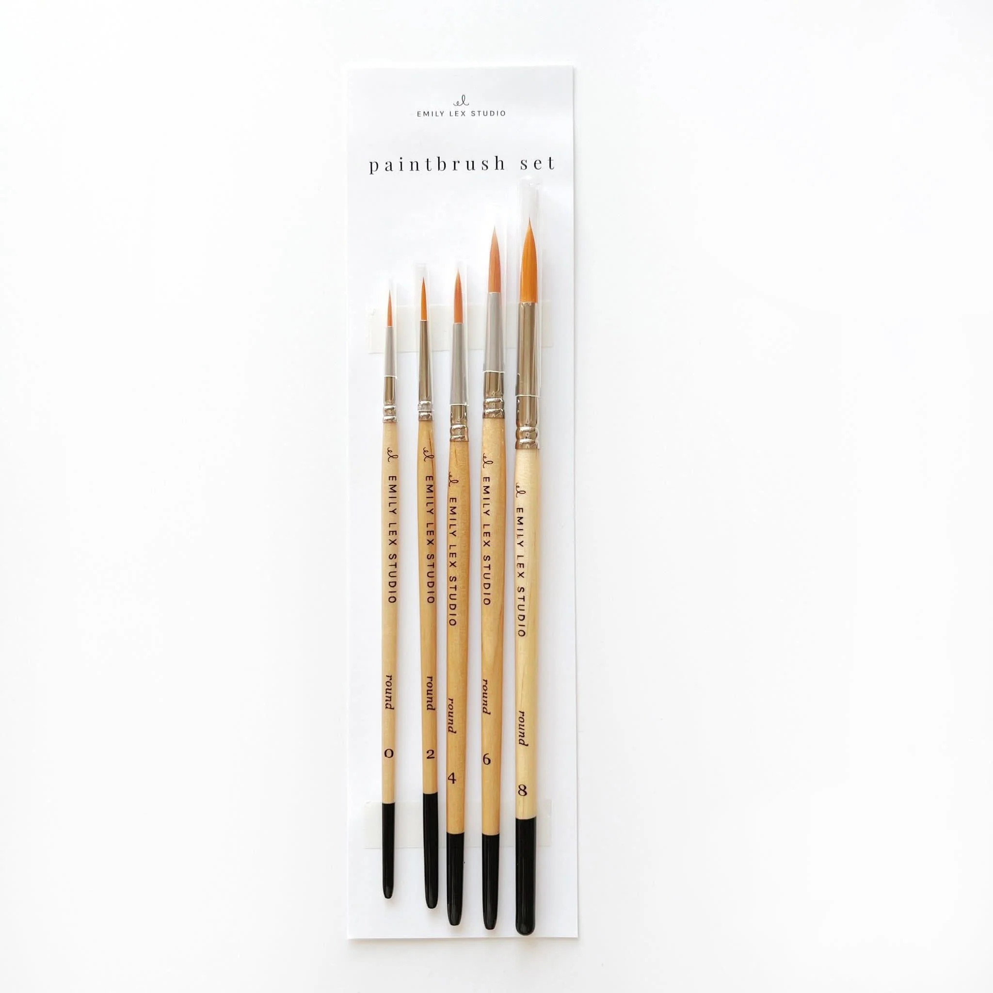 watercolor paintbrush set | Emily Lex Studio