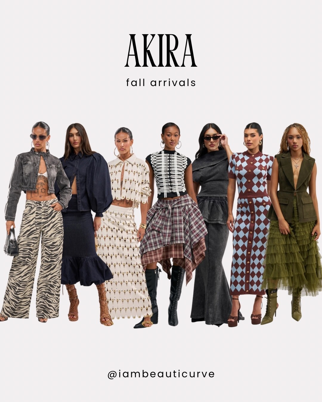 New season, new Akira arrivals 🍂 A little fall refresh with statement pieces, easy layers, and a few looks worth adding to the rotation 🤎

#LTKNYFW #LTKMidsize #LTKootd