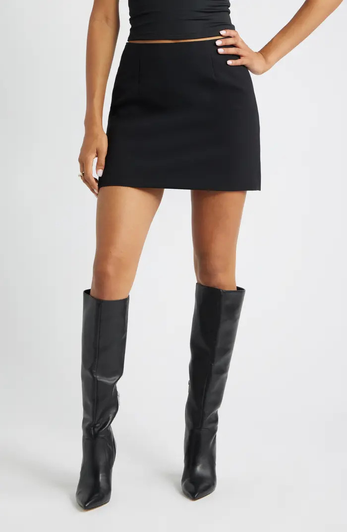 Open Edit The Icon A-Line Miniskirt | Nordstrom | Nordstrom