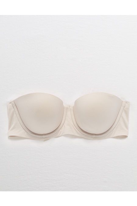 Aerie Real Sunnie Strapless Lightly Lined Bra Women's Soft Satin 38D | American Eagle Outfitters (US & CA)