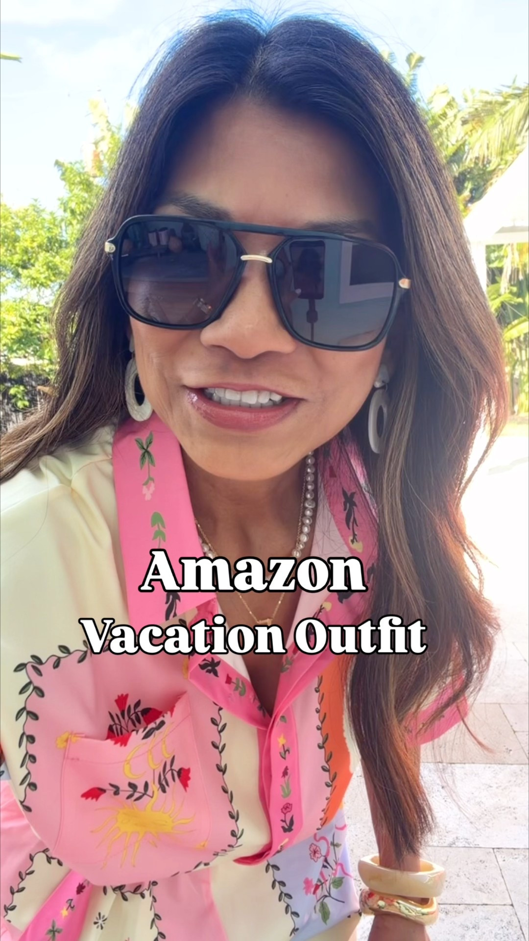 I’m 5’2” 118#ish for reference 
Shorts Set in small tts
Sandals  tts.
Vacation  outfit to board in a cruise ship   

#LTKPetite #LTKOver40 #LTKFindsUnder50 #LTKFindsUnder50 #LTKOver40 #LTKPetite