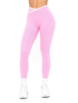 Dream Heather Contrast Legging - Pink Sugar | Buffbunny