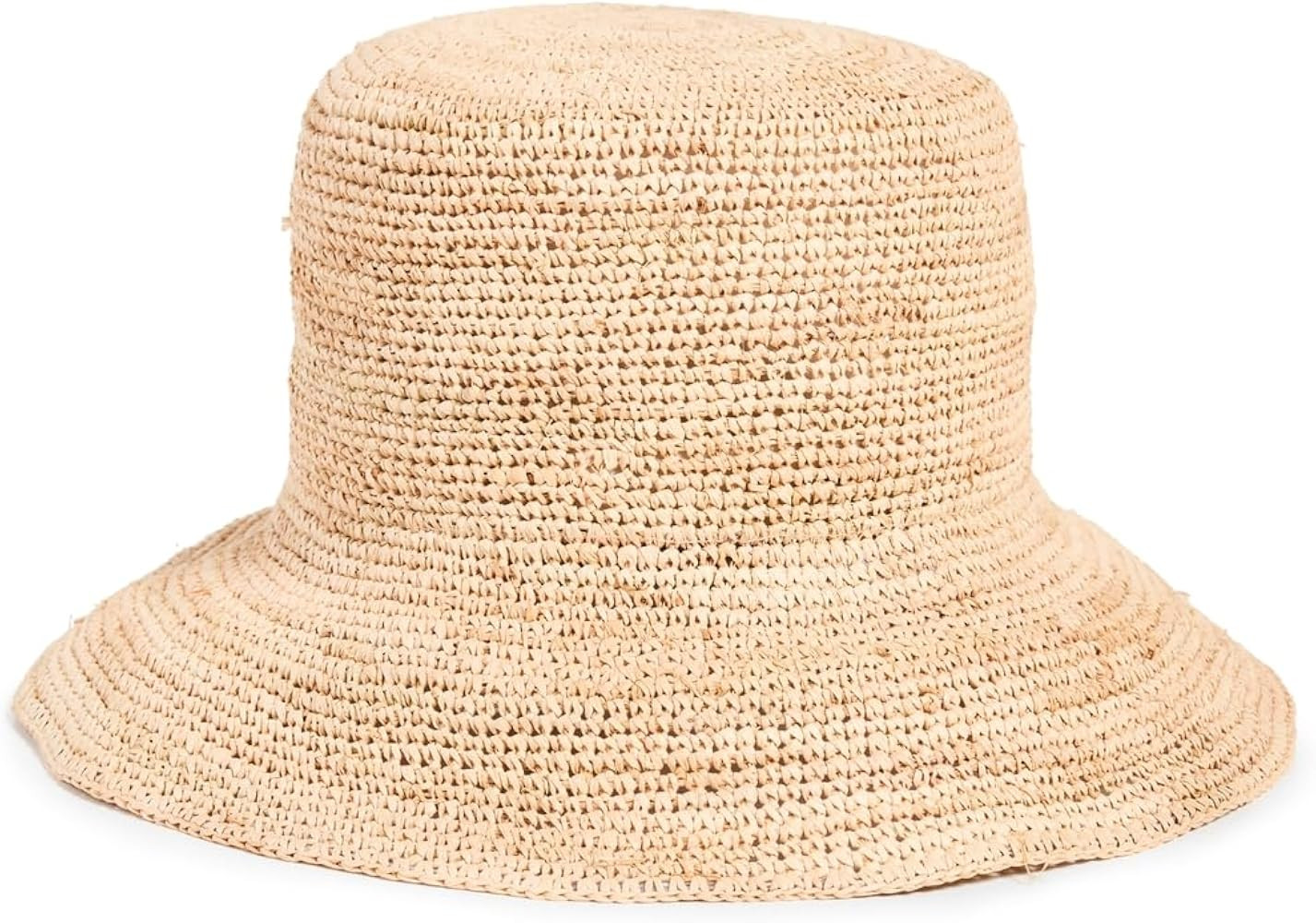 Hat Attack Women's Chic Crochet Straw Bucket Hat | Amazon (US)