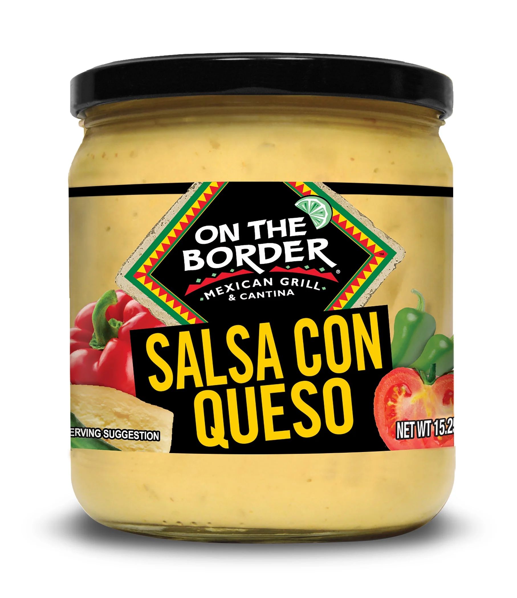 On the Border Mexican Grill & Cantina Salsa con Queso Cheese Dip, 15.25 Oz. | Walmart (US)