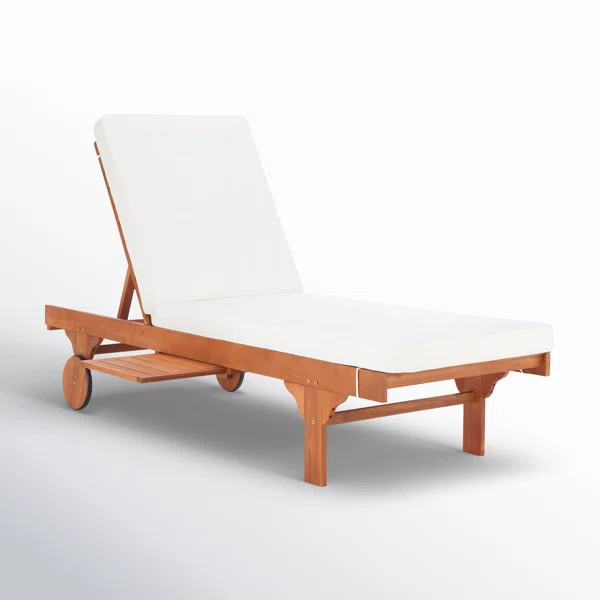 Alvah Outdoor Eucalyptus Chaise Lounge | Wayfair North America