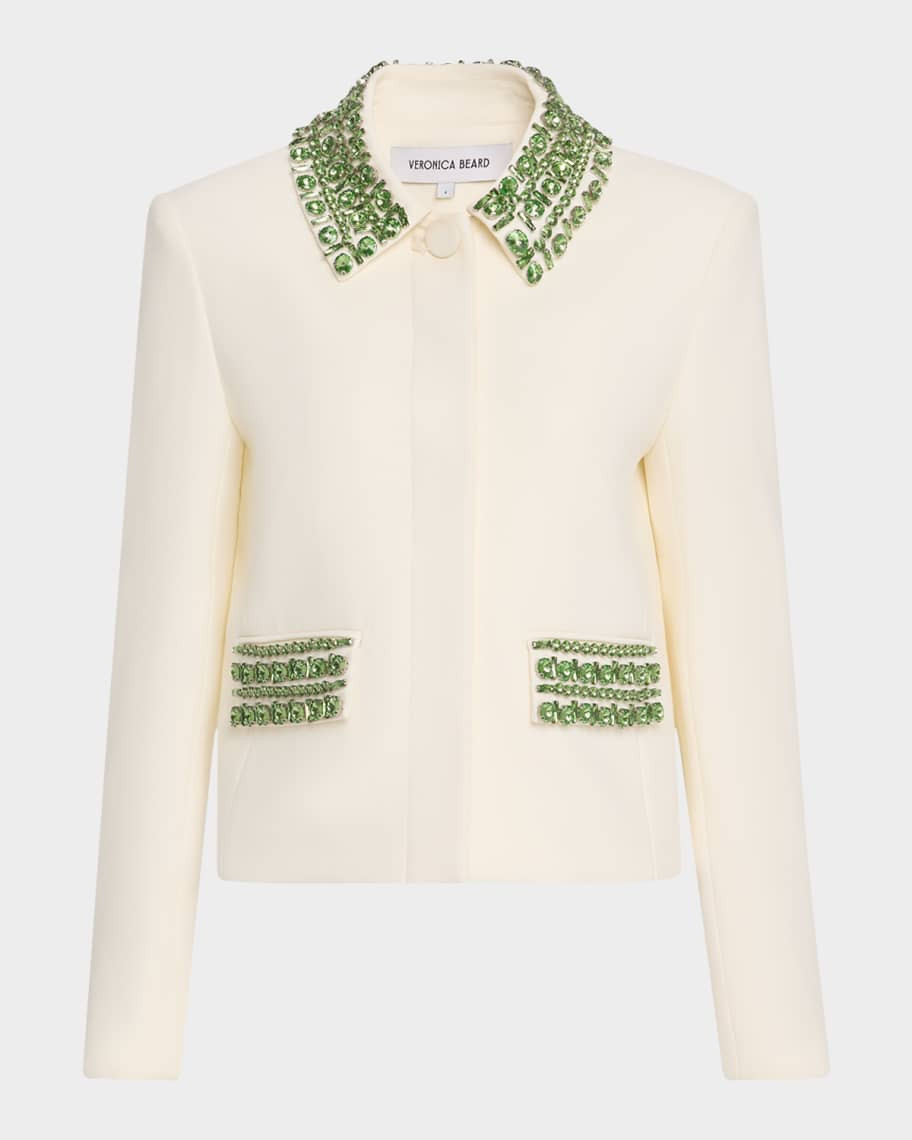 Veronica Beard Imogen Crystal-Embellished Jacket | Neiman Marcus