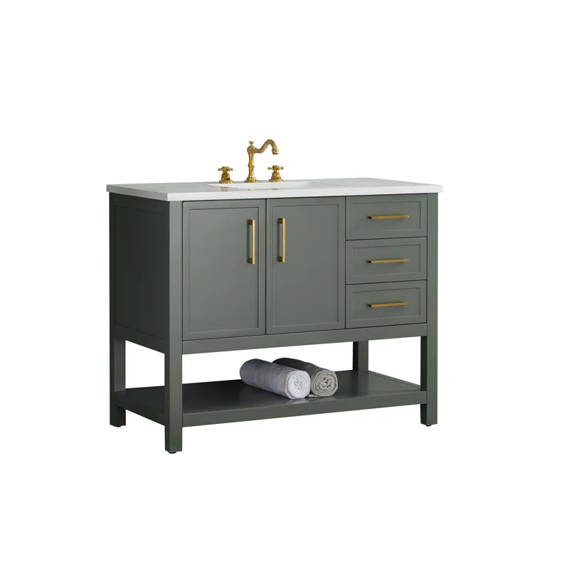 Vicini 42" Single Bathroom Vanity Set | Wayfair North America
