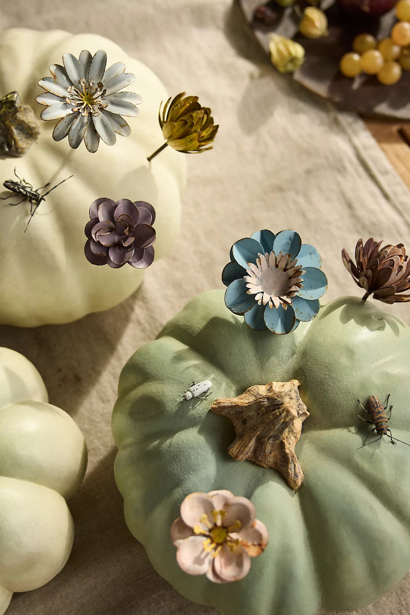 Garden Flowers Iron Stakes, Set of 6 | Anthropologie (US)