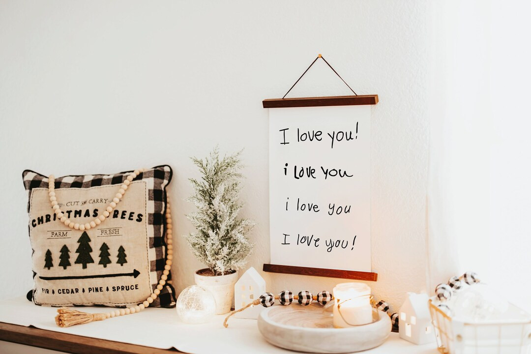 Kids Handwriting Gift Handwriting Gift Family Handwritten I - Etsy | Etsy (US)