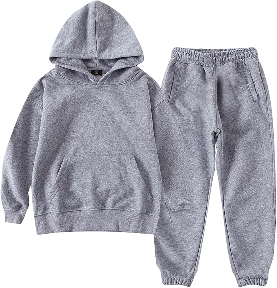 Boy's Hooded Tracksuit Sweatsuit for Age 3-12 Years | Amazon (US)