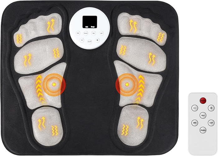 YONOOQ Portable Foot Massager Rechargeable Circulation Stimulator with 4 Modes & 10-Second Rapid ... | Amazon (US)