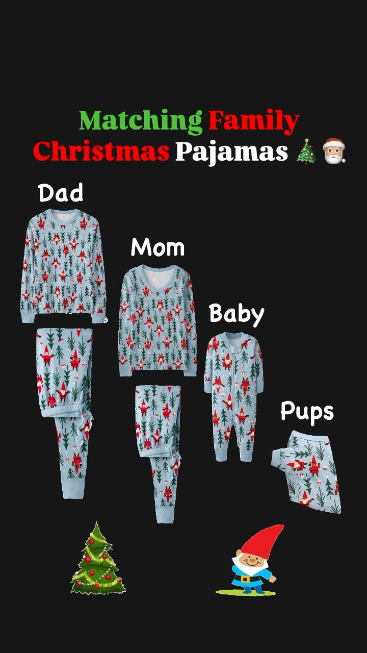Matching family Christmas pajamas!! For everyone, including your fur babies! A great sale going on now! This is the print that my husband chose, but they have lots of cute prints on their site! Check out the links below.🎄🎅🏼

#LTKSeasonal #LTKSaleAlert #LTKHoliday