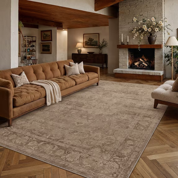 BERTHMEER 8'x10' Area Rugs for Living Room Dining Room Farmhouse Bedroom Office Oriental Vintage ... | Walmart (US)