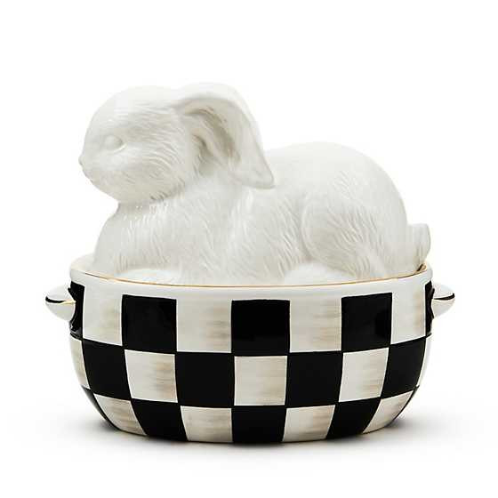 White Rabbit Ceramic Lidded Dish | MacKenzie-Childs
