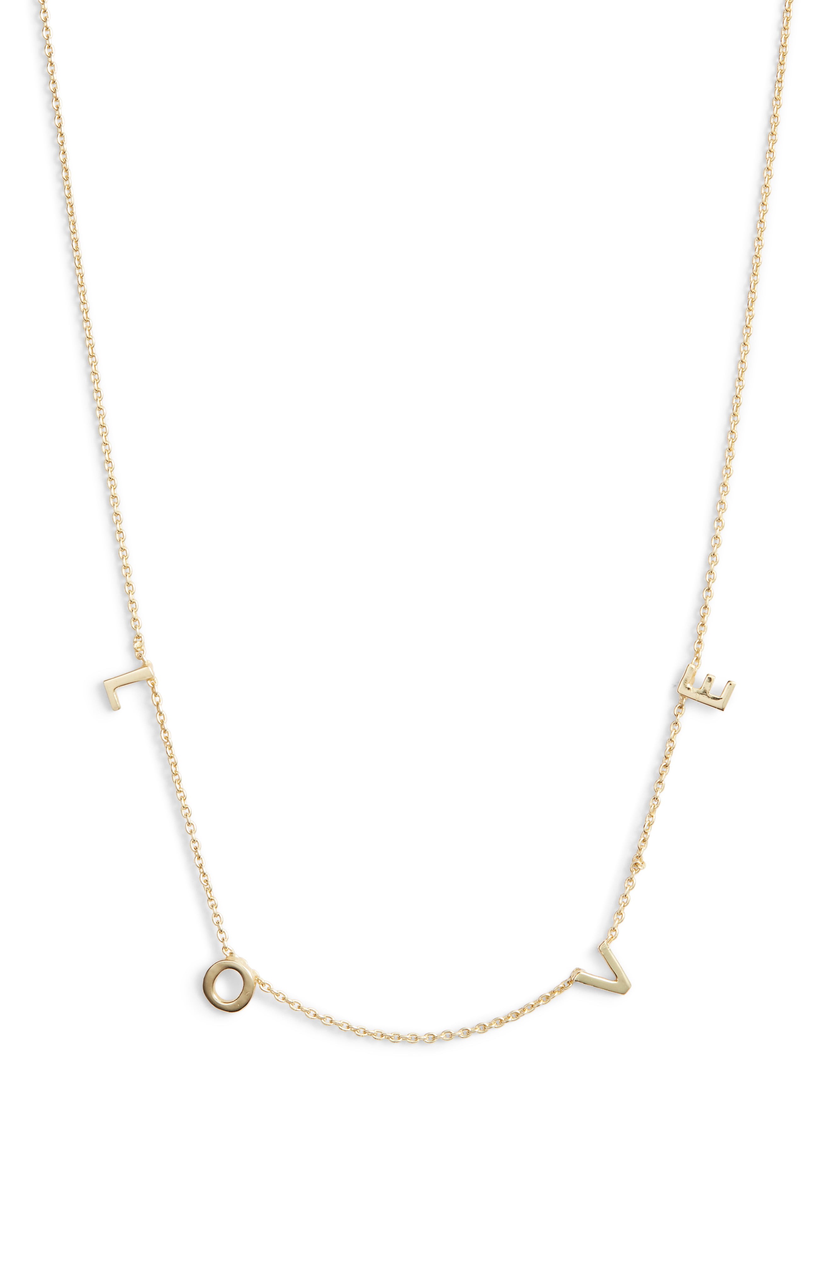 Argento Vivo Love Frontal Necklace | Nordstrom
