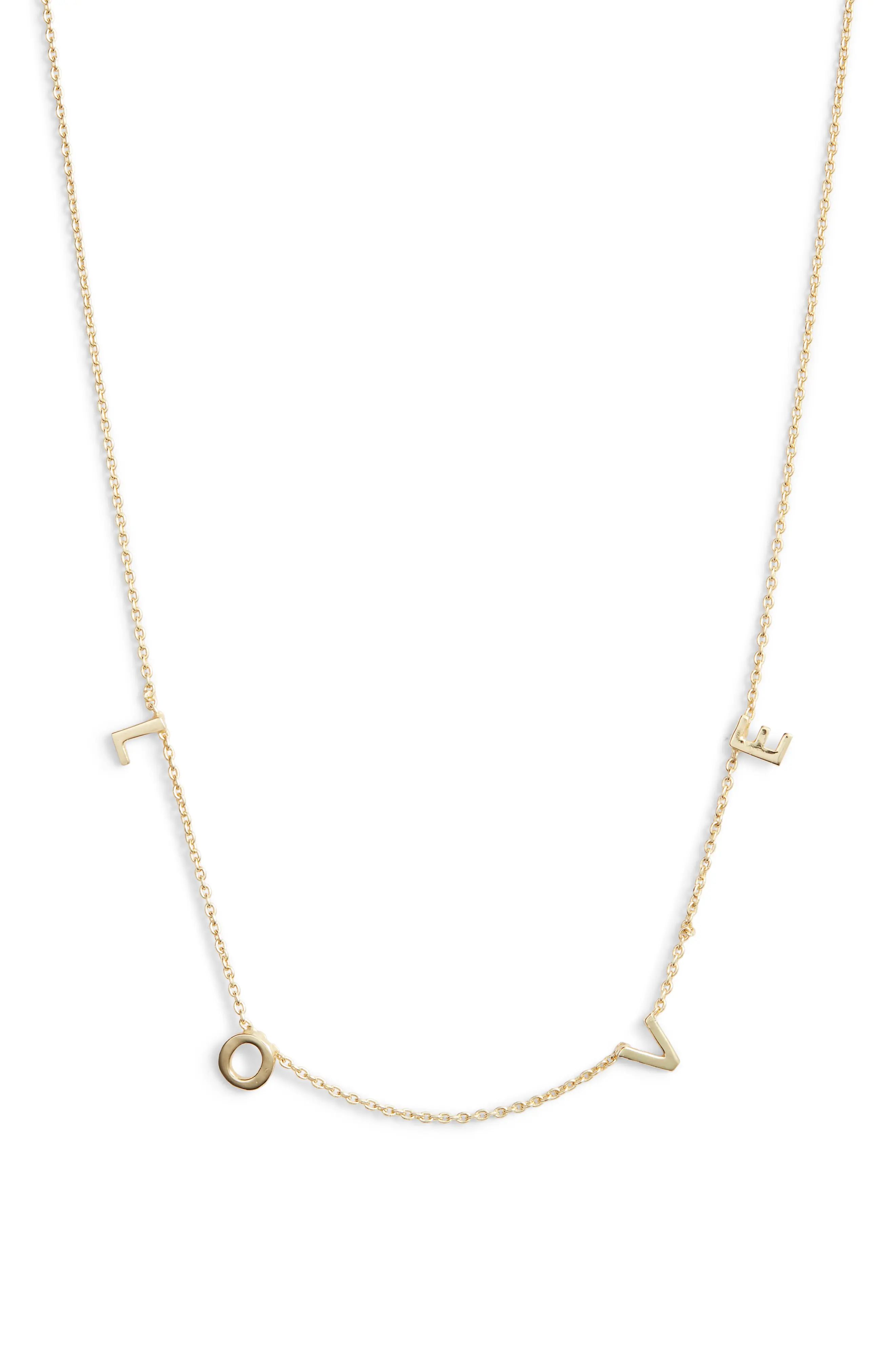 Love Frontal Necklace | Nordstrom