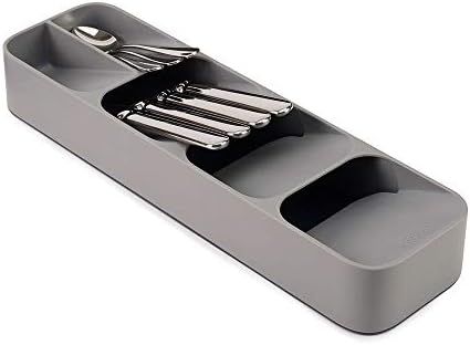 Joseph Joseph DrawerStore Compact Cutlery Organizer Kitchen Drawer Tray, Small, Gray | Amazon (US)