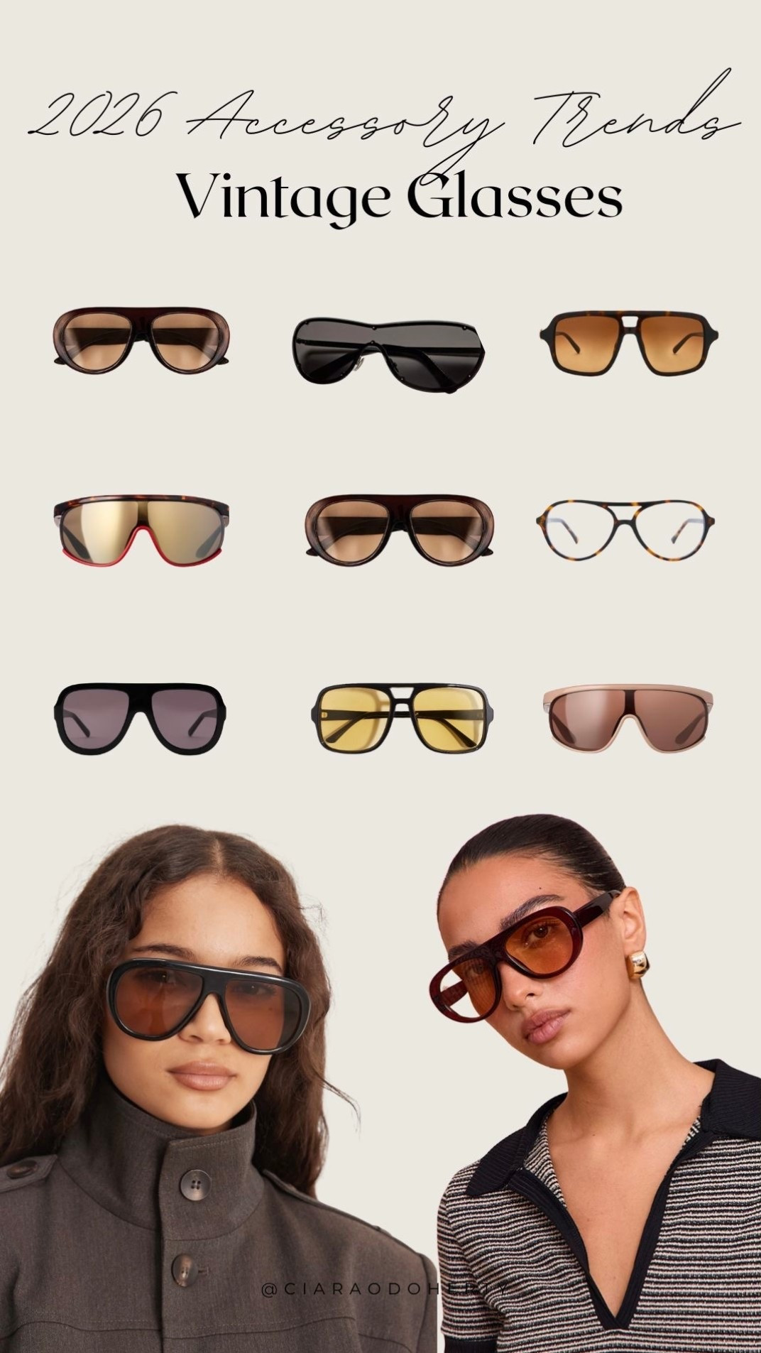 2026 Accessory Trends: Vintage Glasses

Zara, H&M, asos, Sezane, mango, next, pretty little thing, massimo dutti, uniqlo, 70s glasses, shield glasses, oversized glasses, vintage glassess

#LTKireland #LTKeurope #LTKspring