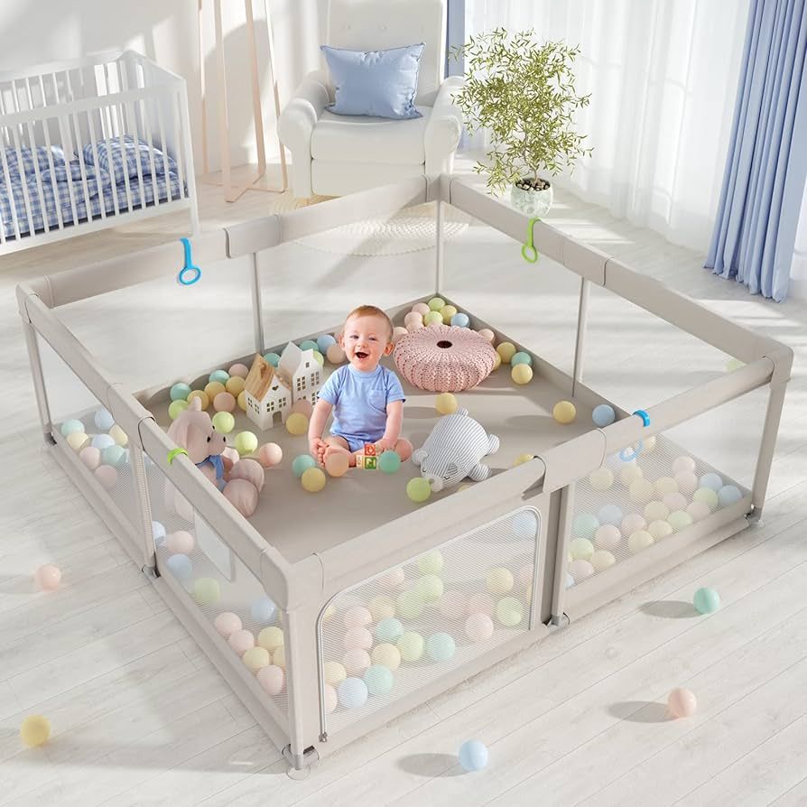 Baby Playpen, Playpen for Babies and Toddlers, Extra Large Playpen, Play pens for Babies and Todd... | Amazon (US)