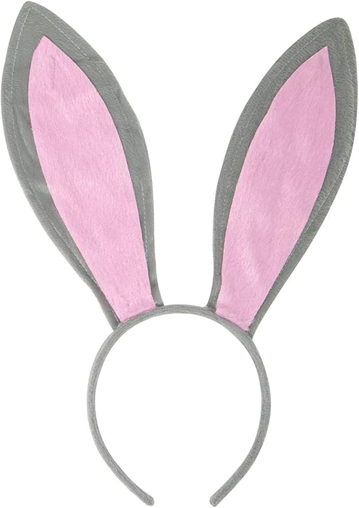 Funcredible Bunny Ears Headband - Plush Easter Rabbit Ears - Bunny Cosplay Costume Accessories fo... | Amazon (US)