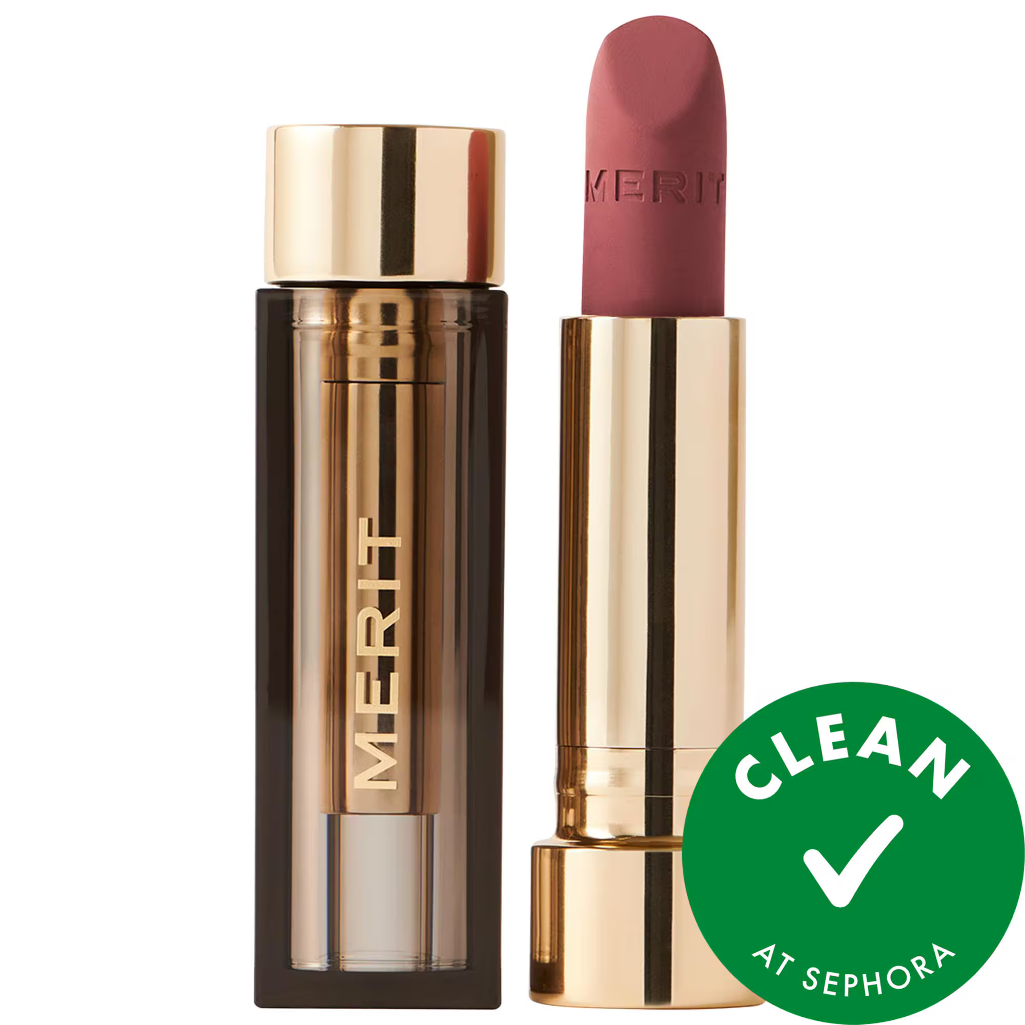 MERIT Signature Lip Lightweight Lipstick Classic 0.10 oz | Sephora (US)