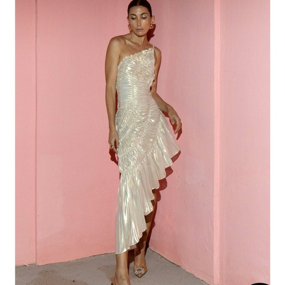 Georgia Hardinge Impression Dress Ivory (Metallic) | Poshmark