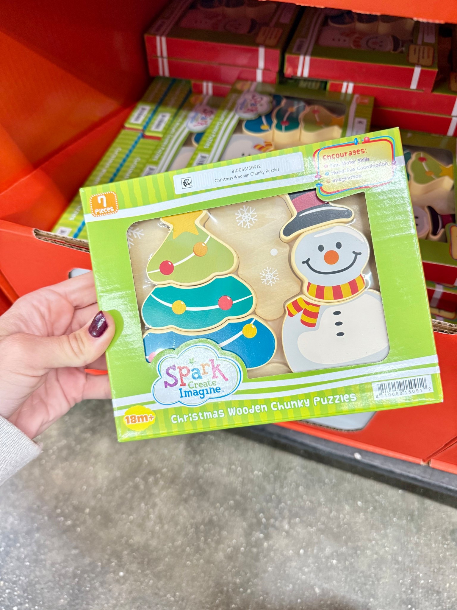 Spark.Create.Imagine Christmas Wooden Chunky Puzzles, 7 Pieces


#LTKGiftGuide #LTKHoliday #LTKKids