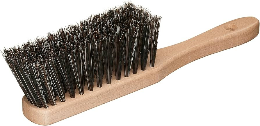 11.2" Hand Broom Soft Bristles Cleaning Brush, Dusting Brush with Wooden Handle, Handheld Car Bro... | Amazon (US)