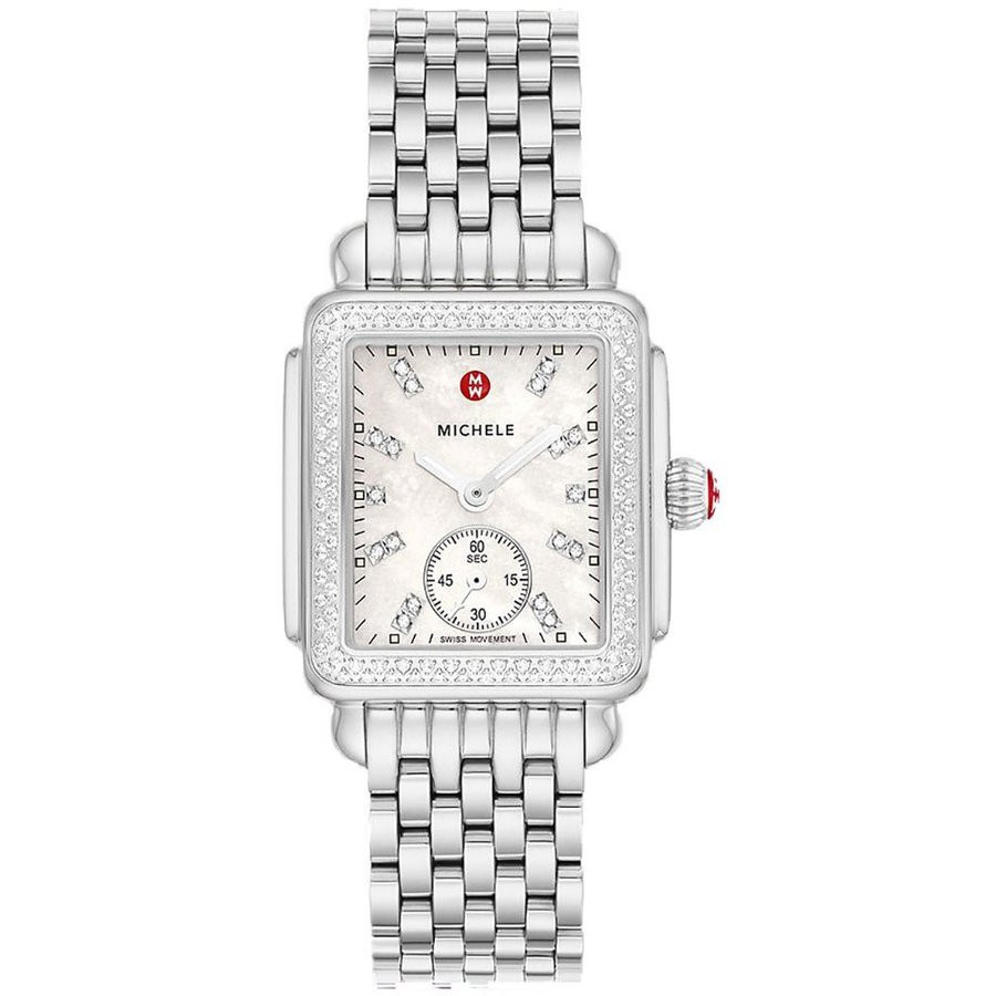 Michele Deco Mid Quartz Diamond Ladies Watch MWW06V000122 | Jomashop.com & JomaDeals.com